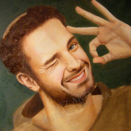 São Francisco de Assis / Saint Francis of Assissi - óleo sobre tela / oil on canvas - 30 x 30 cm